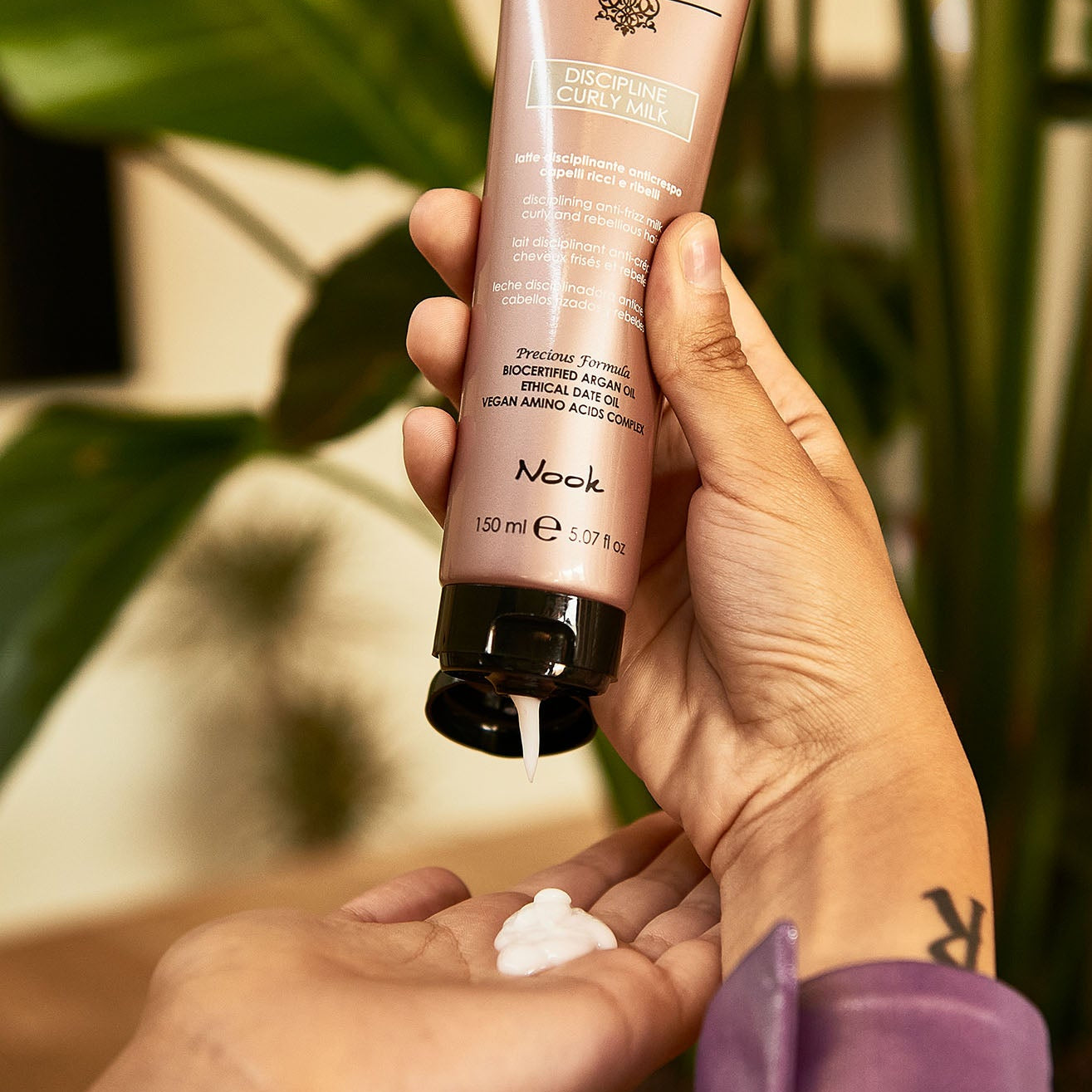 Crema sin enjuage Anti-frizz para cabellos rizados 150ml