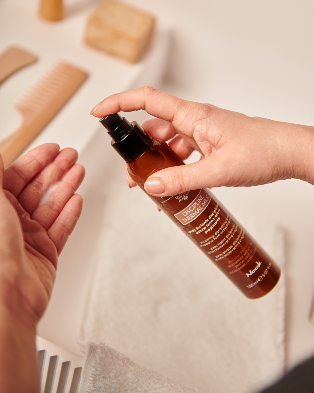 Spray Anti-Frizz y Protector de Calor de acción Termoactiva - Thermal Milk 150ml